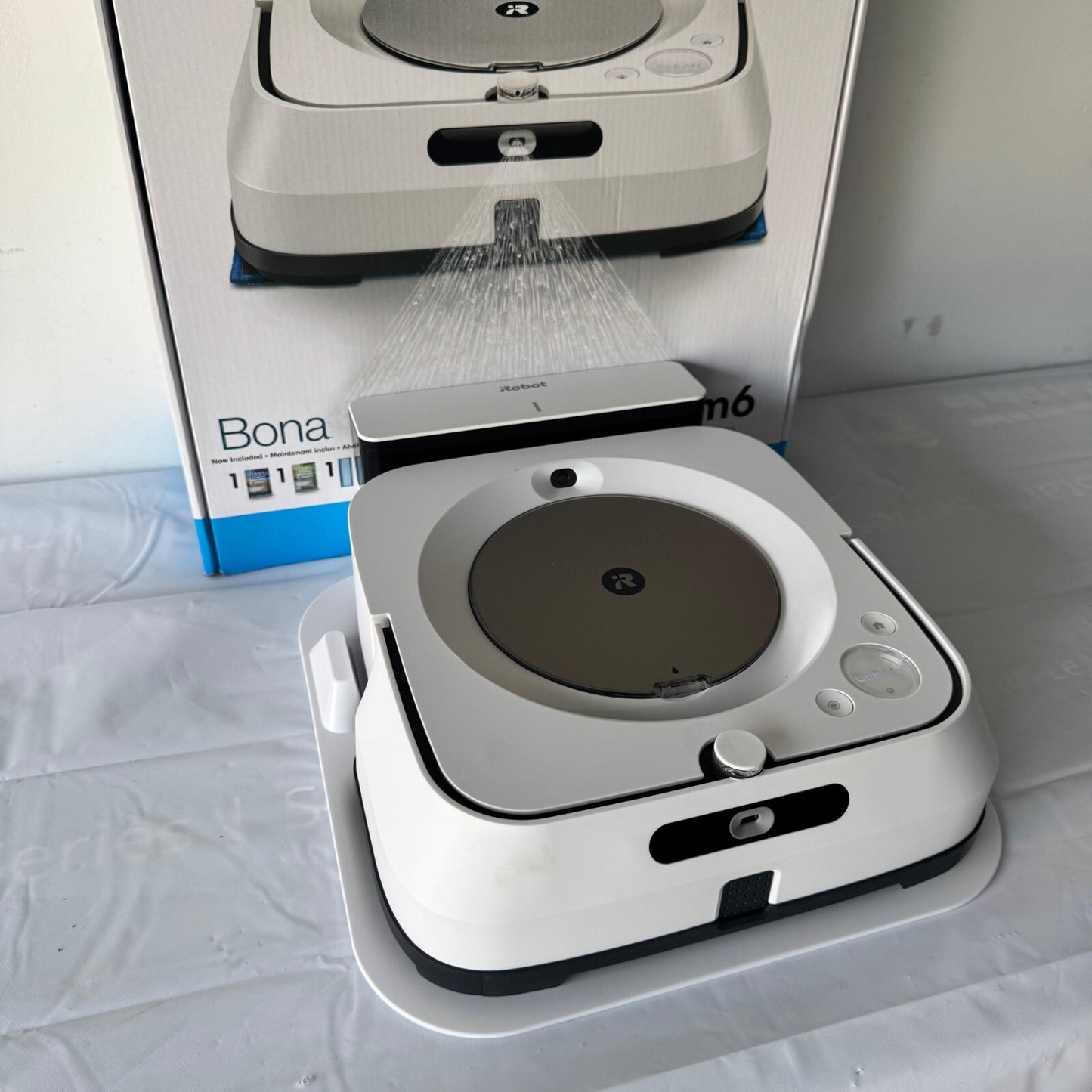 iRobot Braava Jet M6 (6110) Ultimate Robot Mop- Wi-Fi, White, CLEAN! (TESTED)