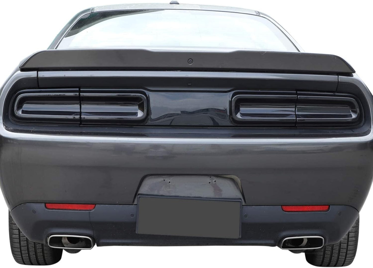JeCar for Challenger 2015+ Smoked Tail Light Covers Rear Light Guards Exterior