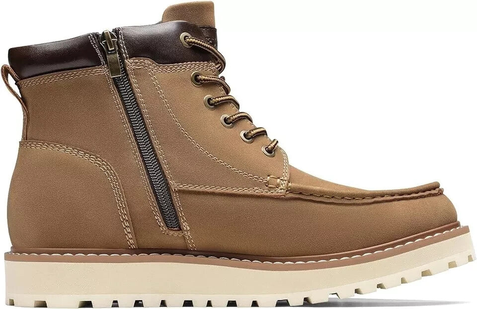 Bruno Marc Men's Moc Toe Boot Fashion Comfort Casual Wedge Boots Size 11