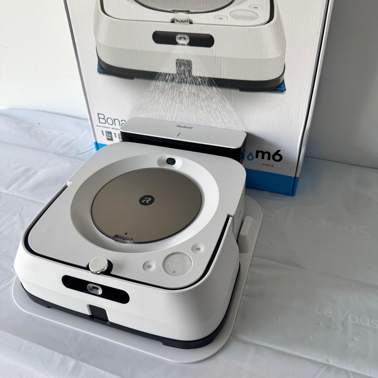 iRobot Braava Jet M6 (6110) Ultimate Robot Mop- Wi-Fi, White, CLEAN! (TESTED)