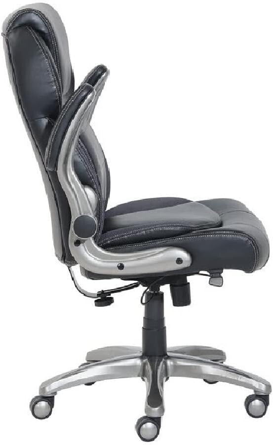 AmazonCommercial - Ergonomic Bonded Leather Executive Office Chair with High Bac