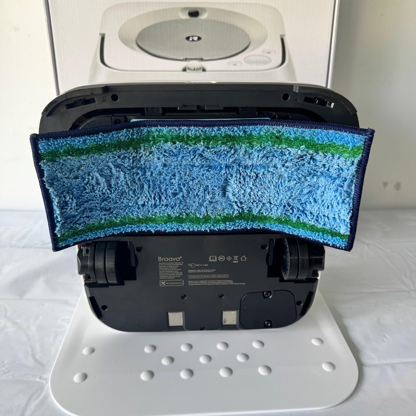 iRobot Braava Jet M6 (6110) Ultimate Robot Mop- Wi-Fi, White, CLEAN! (TESTED)