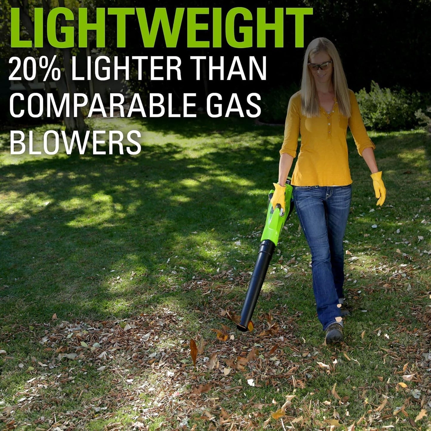 Greenworks 40V (110 MPH / 390 CFM) Cordless Axial Blower, 2.5Ah (Tool Only)