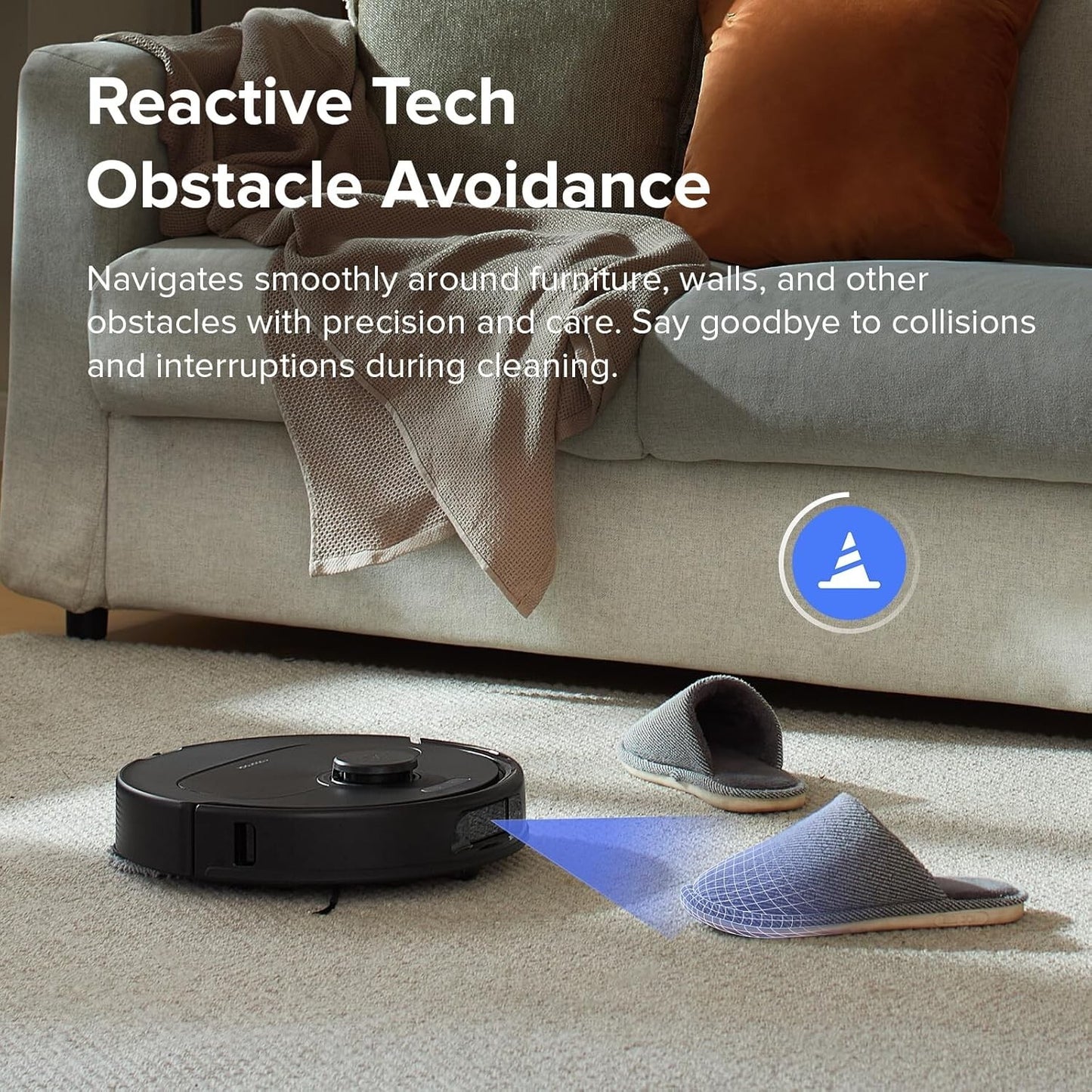 roborock Qrevo S Robot Vacuum and Mop, Auto Dry, Auto Mop Wash, 7000Pa Suction,