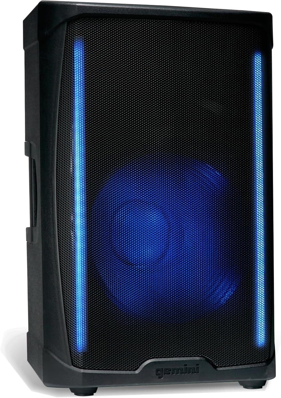 Gemini GD-L215PRO: 1300W Bluetooth DJ PA Speaker with LED Party Lights (TESTED)
