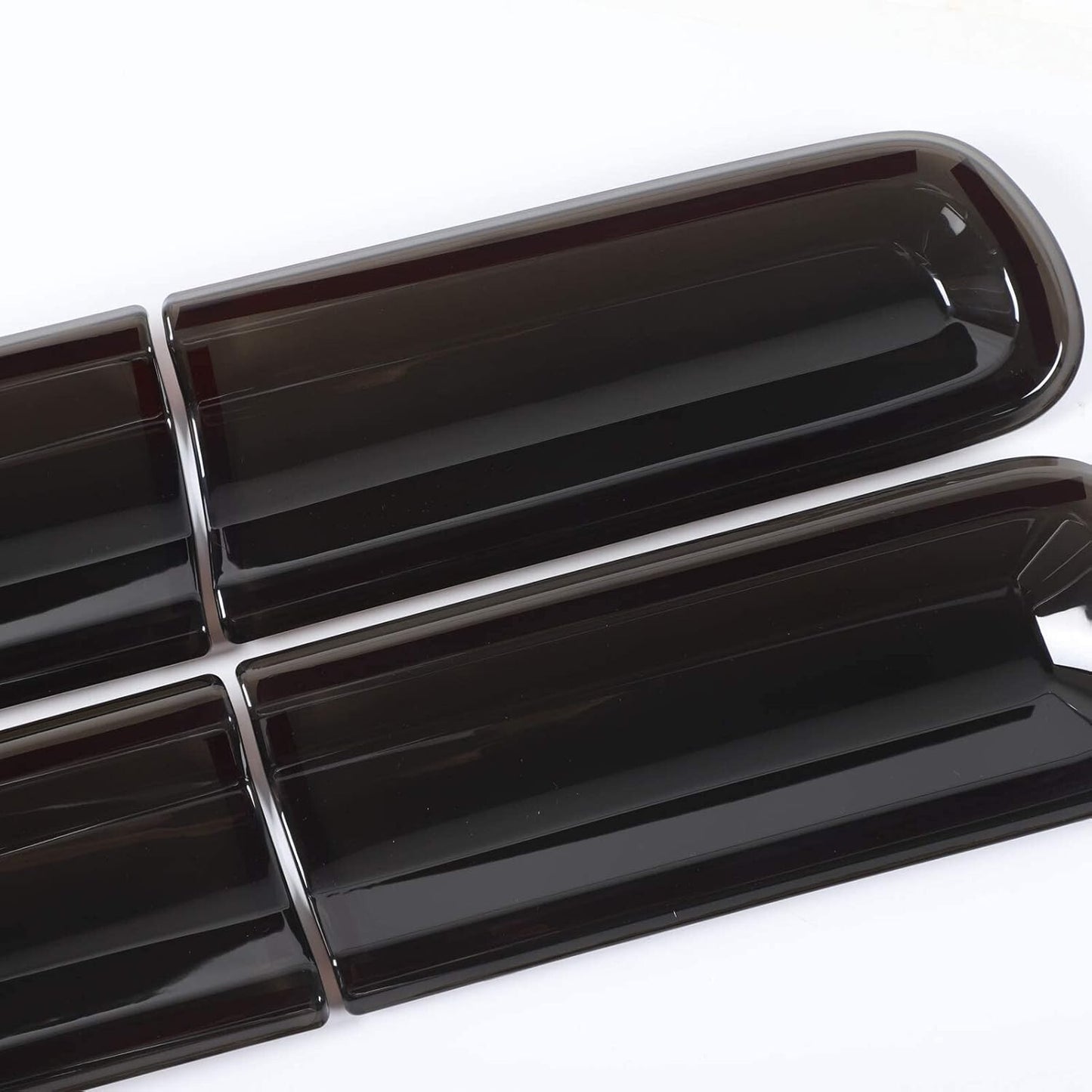 JeCar for Challenger 2015+ Smoked Tail Light Covers Rear Light Guards Exterior