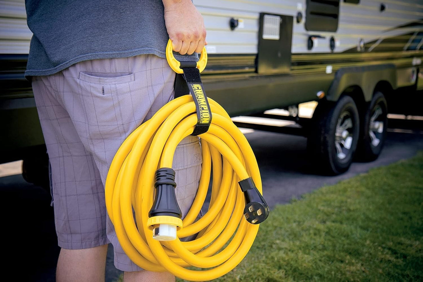 Champion Power Equipment 30-Foot 50-Amp 125/250-Volt RV Generator Power Cord