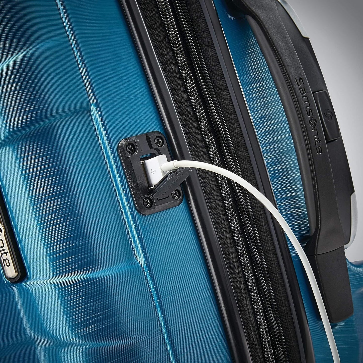 Samsonite Centric 2 Hardside Expandable Luggage with Spinners, Caribbean Blue