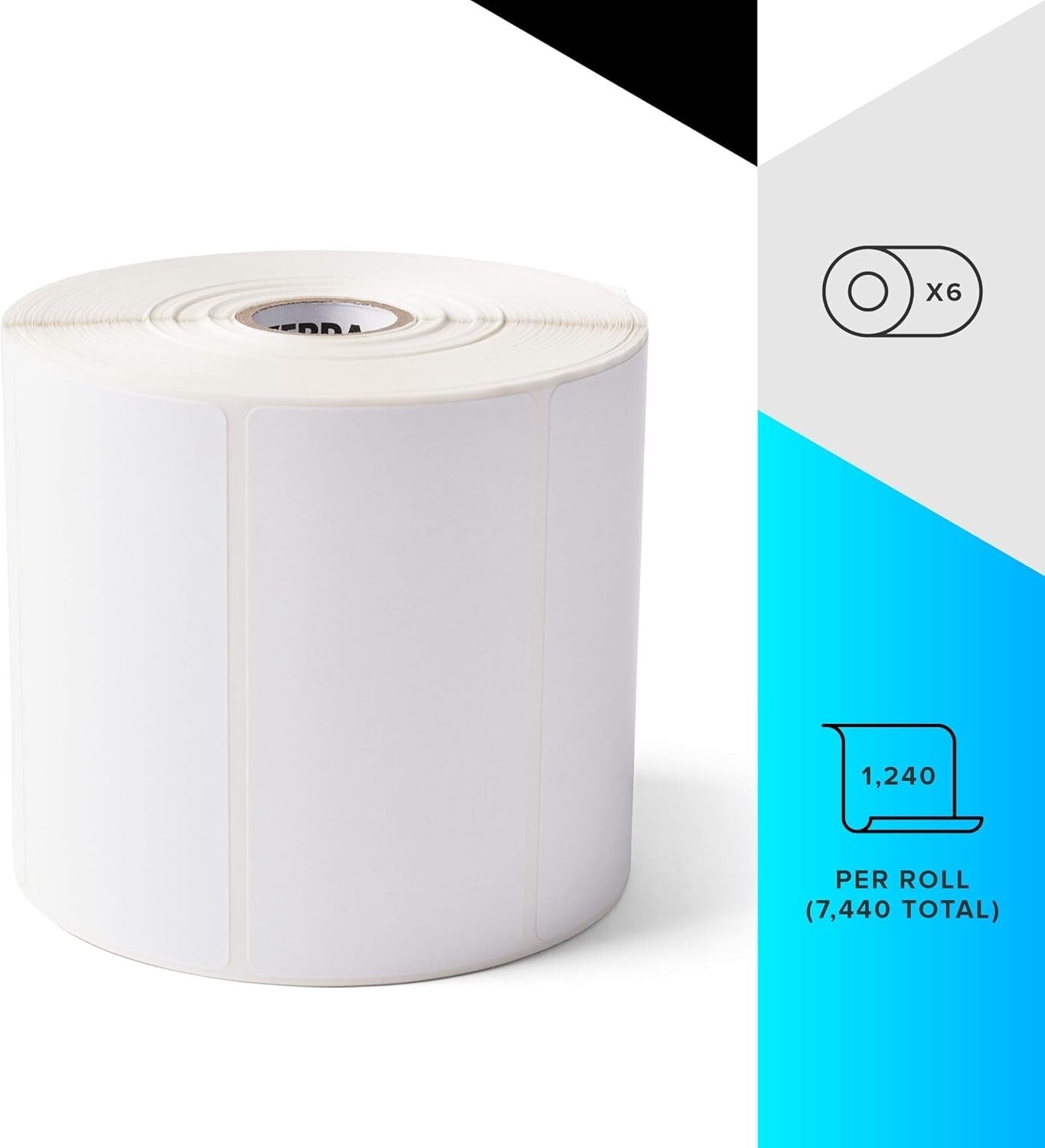ZEBRA Direct Thermal Paper Labels - Z-Perform 2000D Permanent Adhesive Shipping