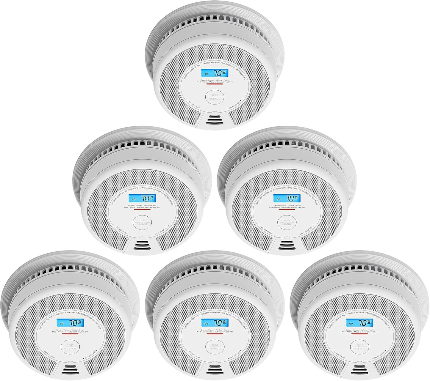X-Sense Wireless Interconnected Combination Smoke and Carbon Monoxide Detector