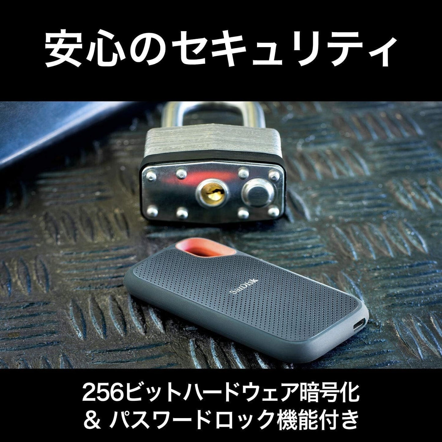 SanDisk External SSD 2TB USB 3.2 Gen2 Readable up to 1050MB/s Splashproof Dustpr