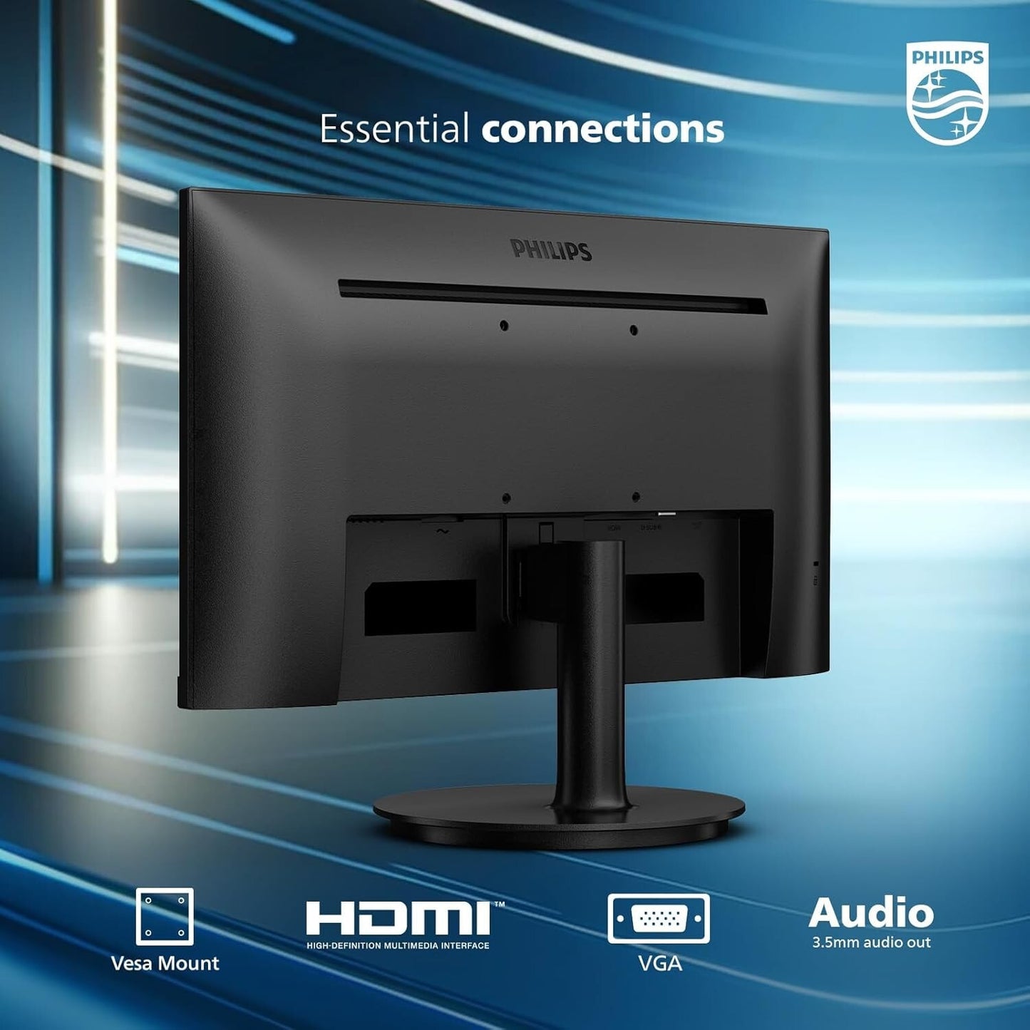 PHILIPS 24 inch Full HD Frameless Monitor (1920 x 1080) 100Hz, VESA, 1 HDMI x1,