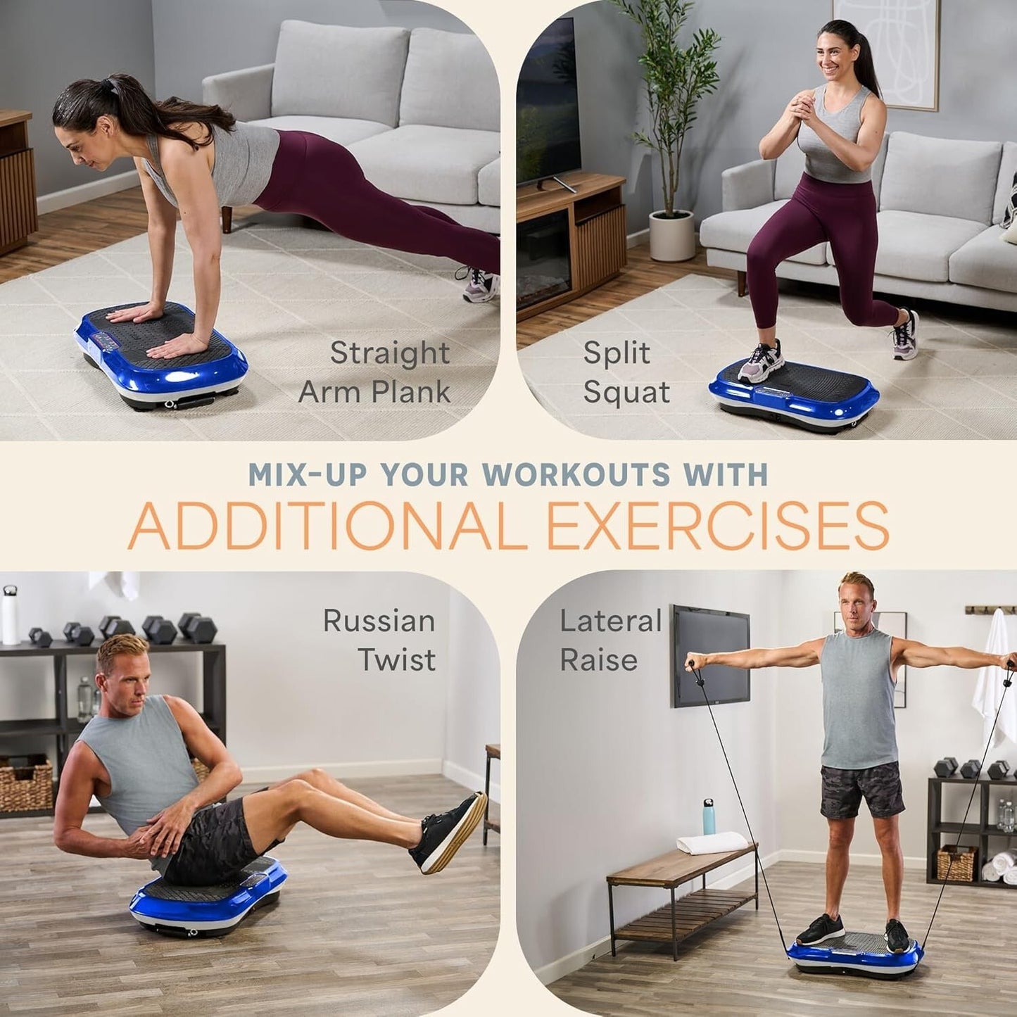 Lifepro Waver Vibration Plate Exercise Machine – High-Intensity Vibration