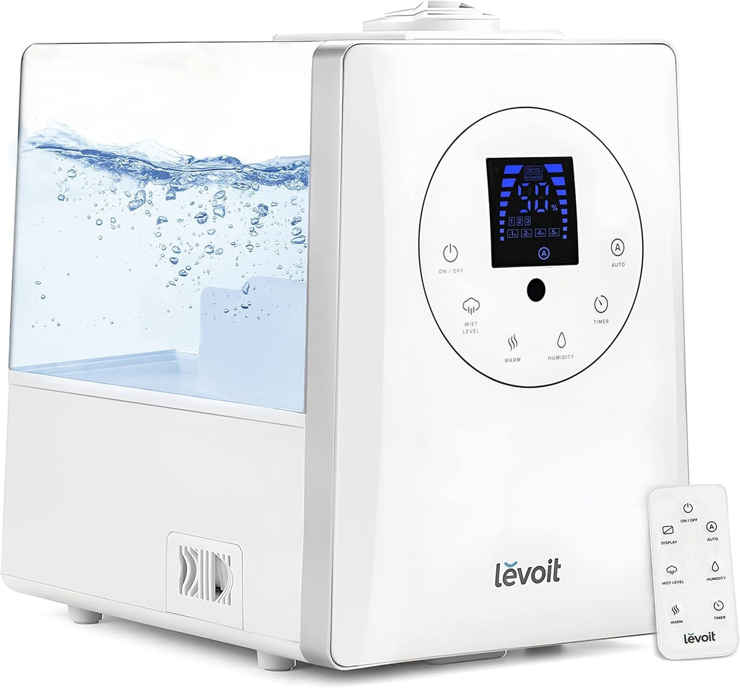LEVOIT Humidifiers for Bedroom Large Room Home, 6L Warm (NO CONTROL) (TESTED)
