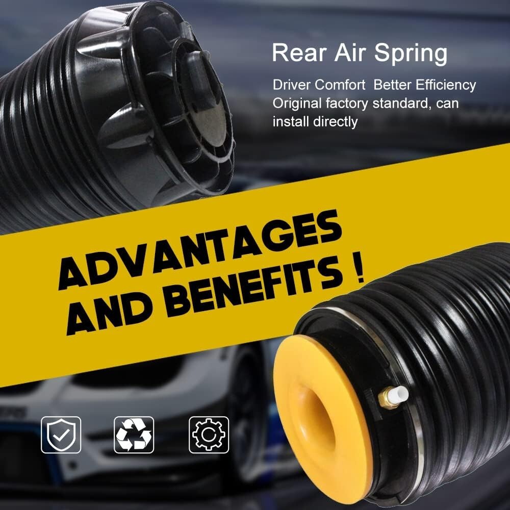 Rear Left & Right Air Suspension Spring For Hyundai Equus 2009-2016 For Hyundai