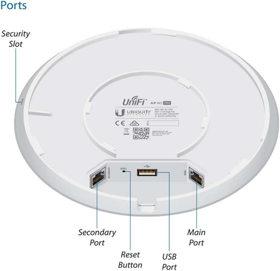 Ubiquiti Networks Unifi 802.11ac Dual-Radio PRO Access Point (UAP-AC-PRO-US)