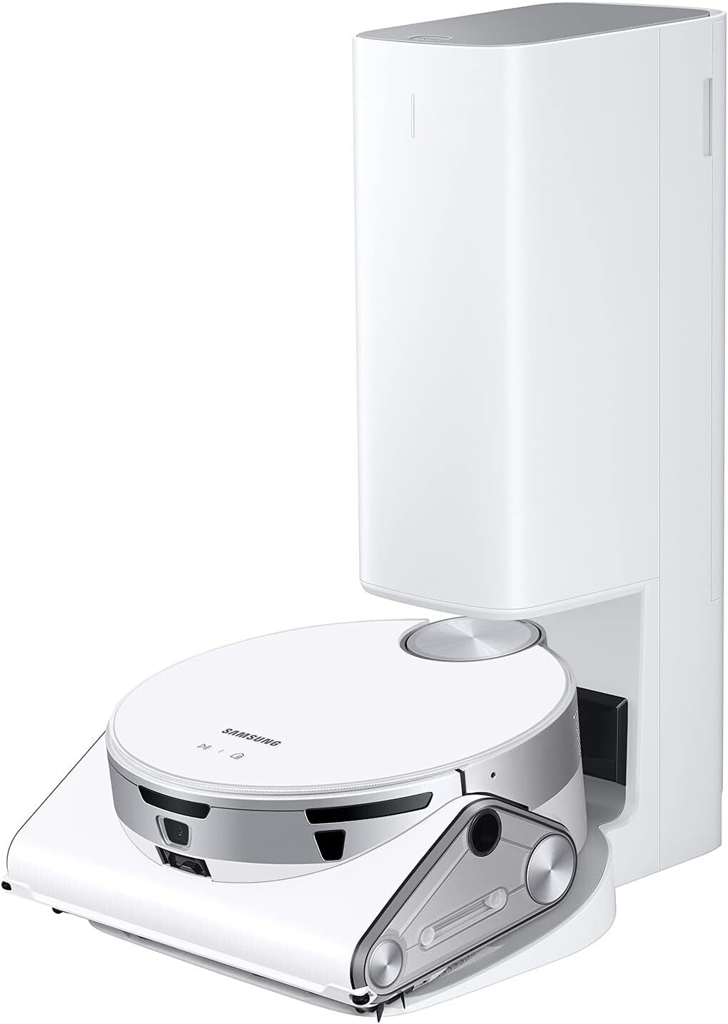 SAMSUNG Jet Bot AI+ Robot Vacuum Cleaner w/ Object Recognition, White (TESTED)