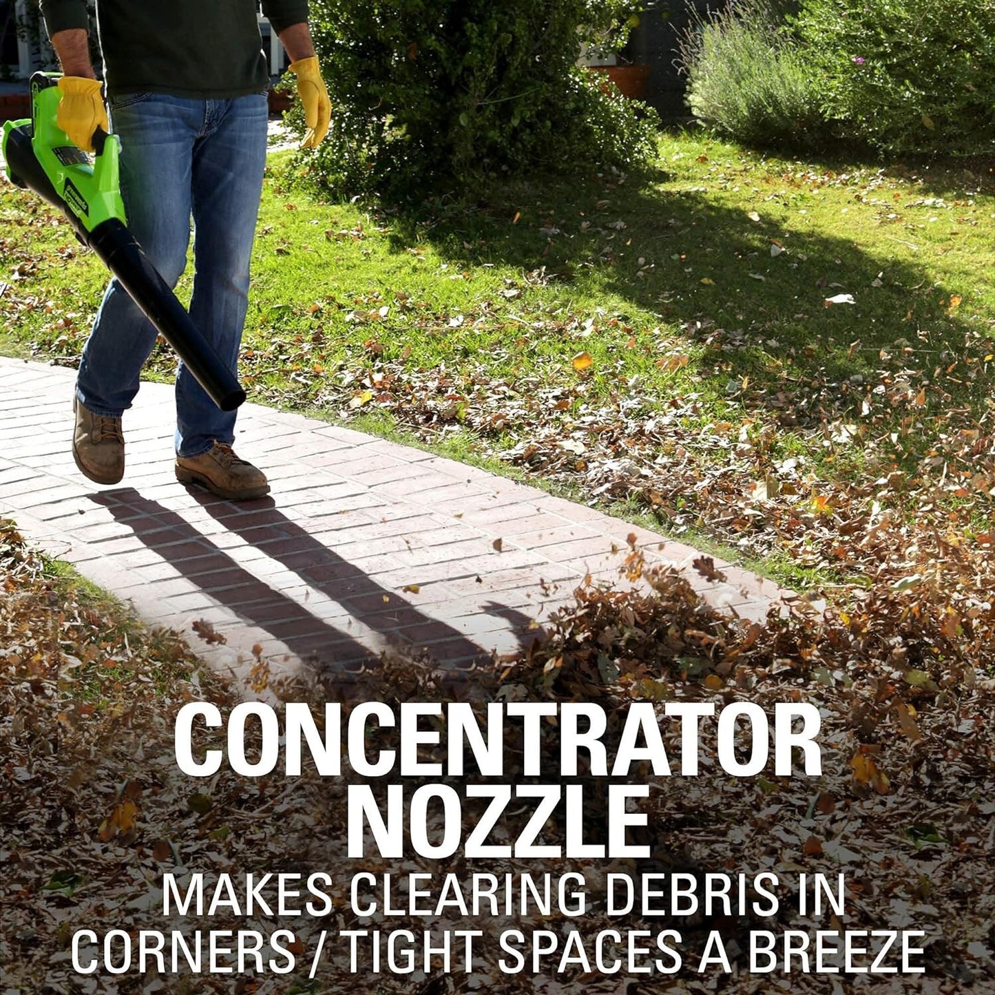 Greenworks 40V (110 MPH / 390 CFM) Cordless Axial Blower, 2.5Ah (Tool Only)