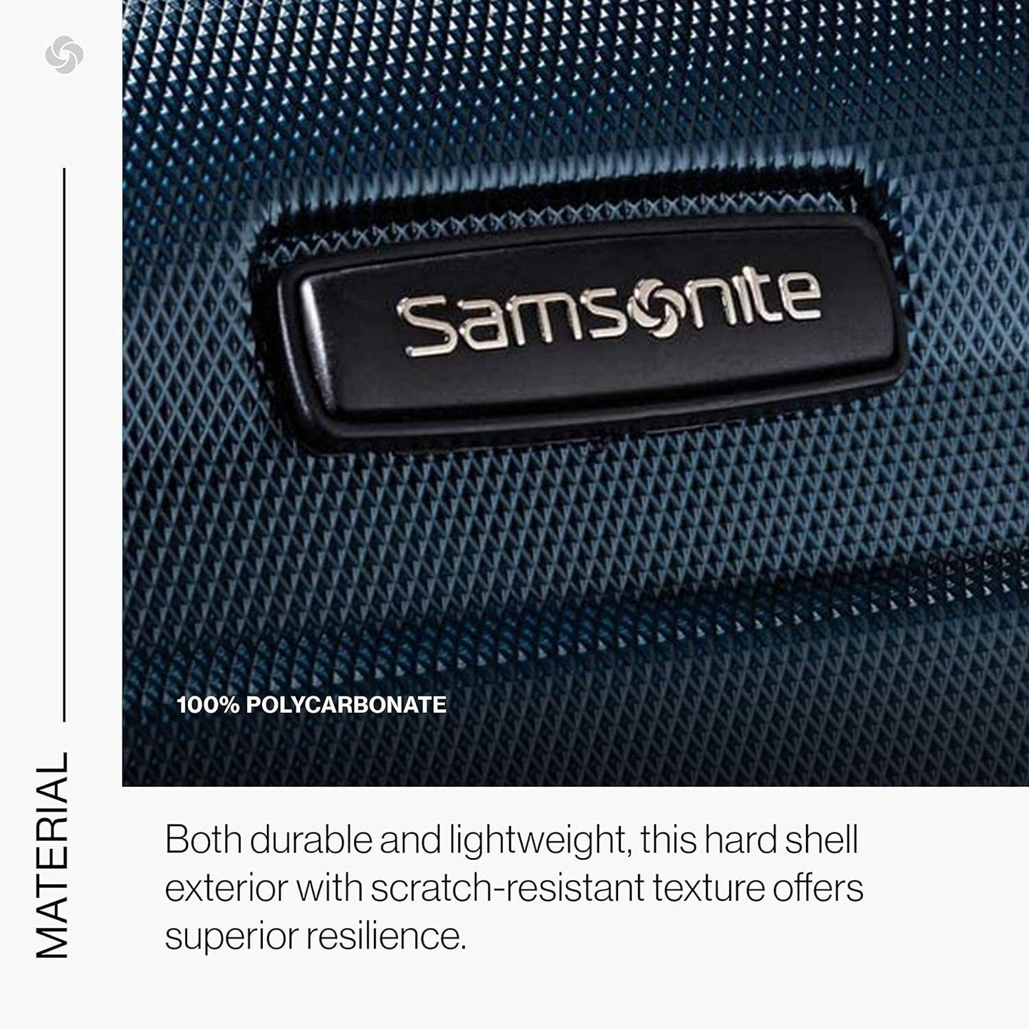 Samsonite Omni PC Hardside Expandable Suitcase, Teal