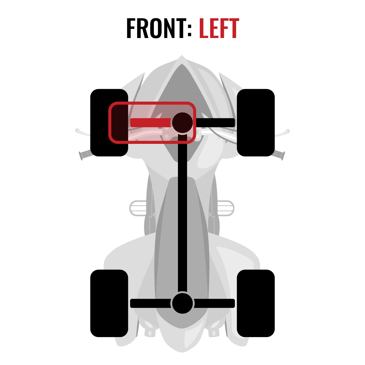 Sixity XTA Front Left Axle for 2013 Honda TRX420 4X4