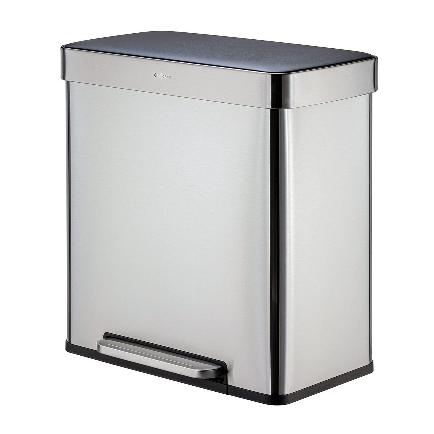 QUALIAZERO 60L/15.8Gal Heavy Duty Hands-Free Stainless Steel Commercial/Kitchen
