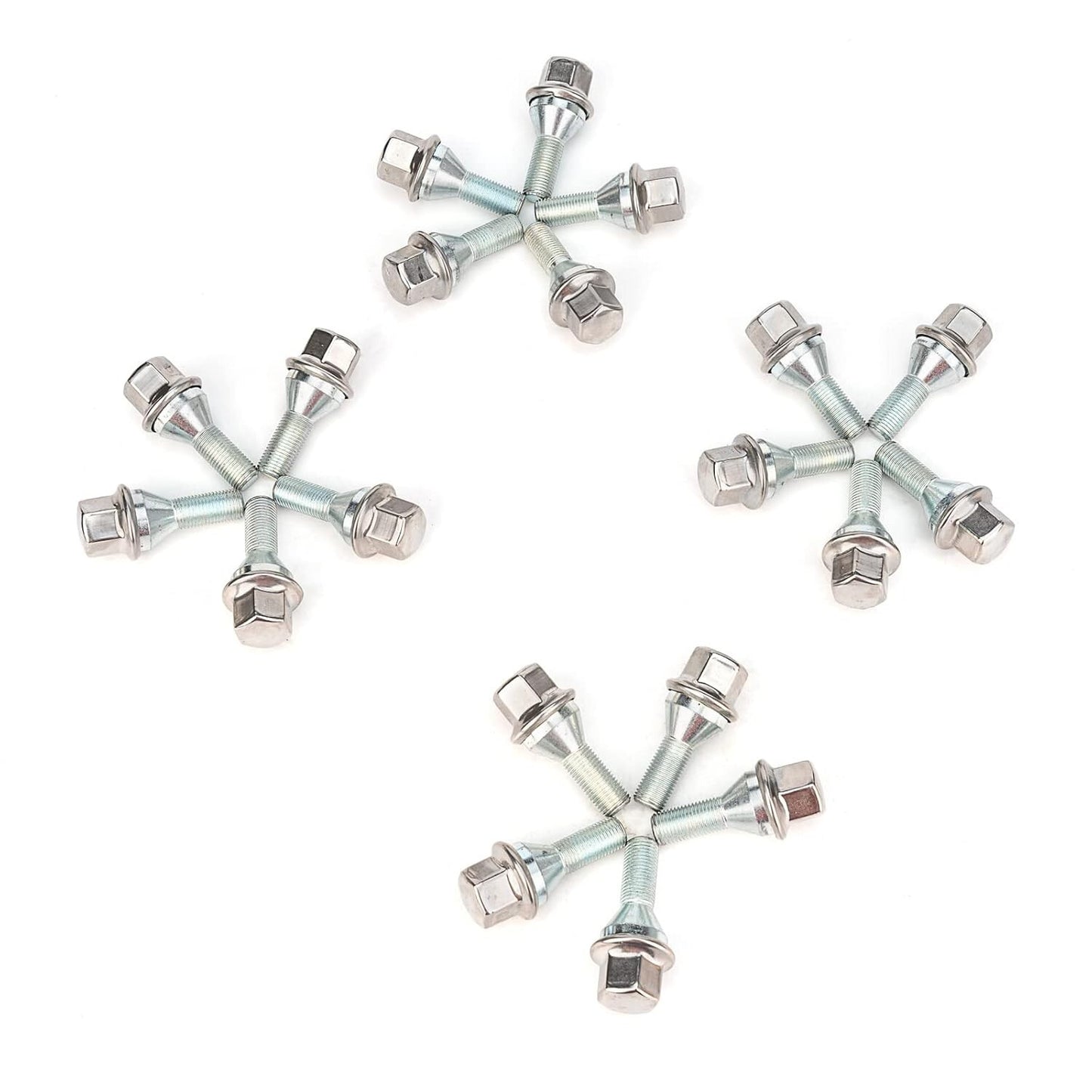 611-005 Wheel Lug Bolts, M12-1.25, 19mm Hex, 25mm Thread, 20pcs