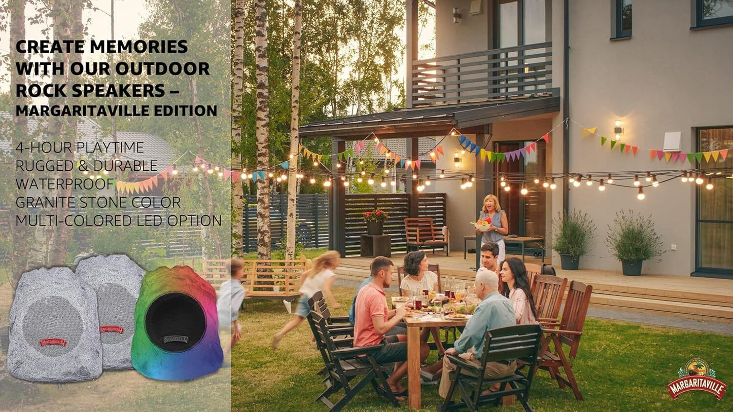 Margaritaville “On The Rock” Outdoor Bluetooth Wireless Speaker | Bluetooth