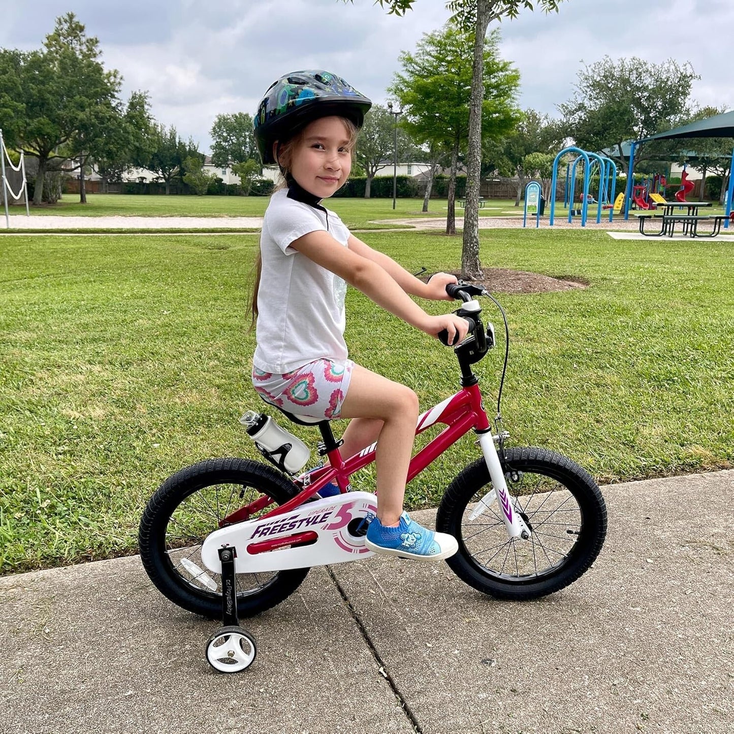 RoyalBaby EZ & Freestyle Kids Bike, Size 12-18 Inch for Toddlers to Big Kids