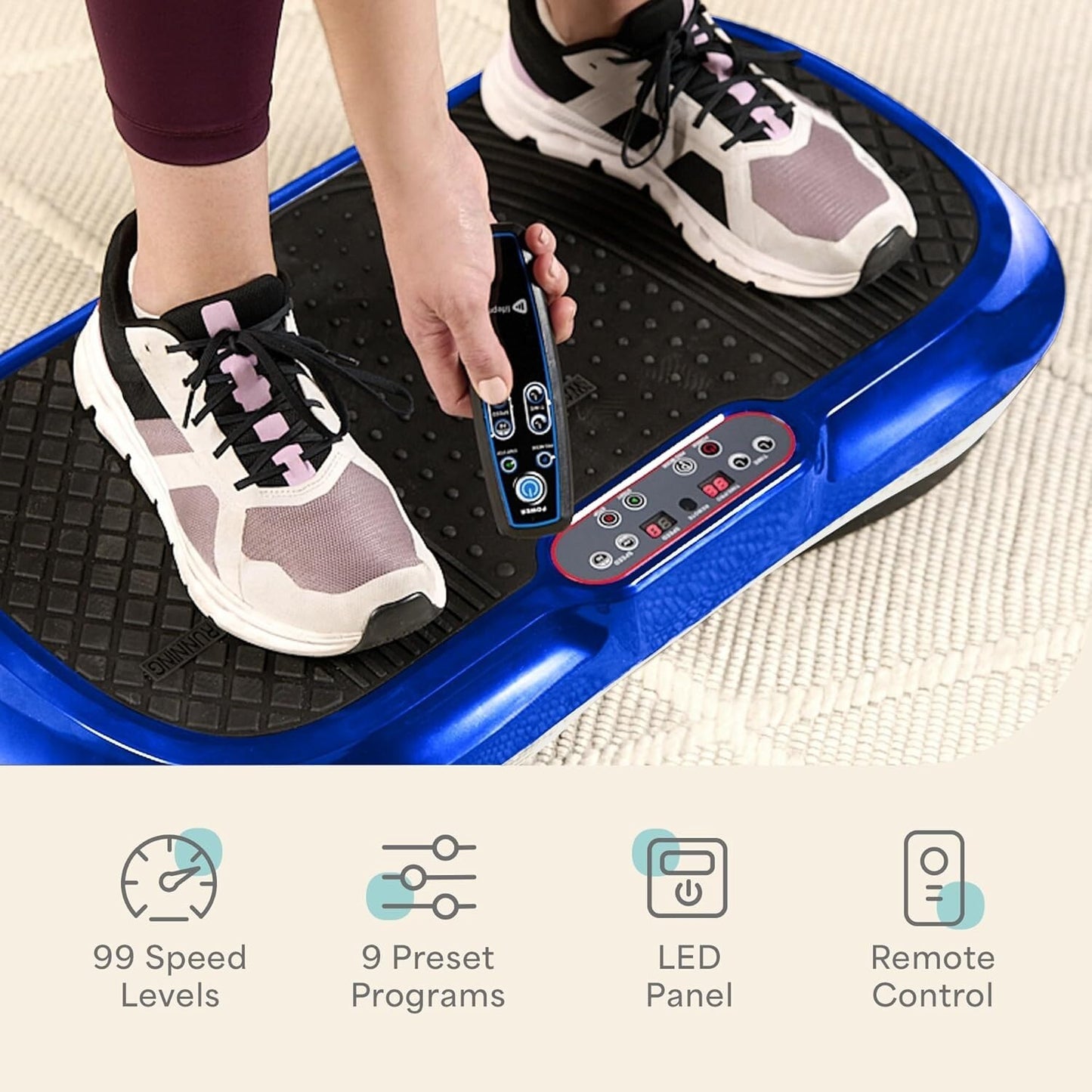Lifepro Waver Vibration Plate Exercise Machine – High-Intensity Vibration