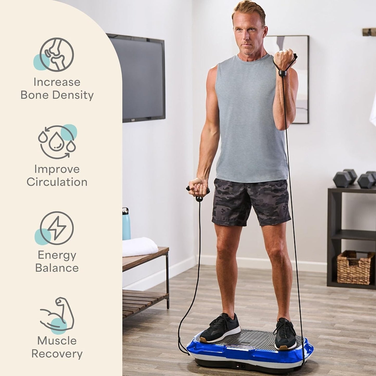 Lifepro Waver Vibration Plate Exercise Machine – High-Intensity Vibration