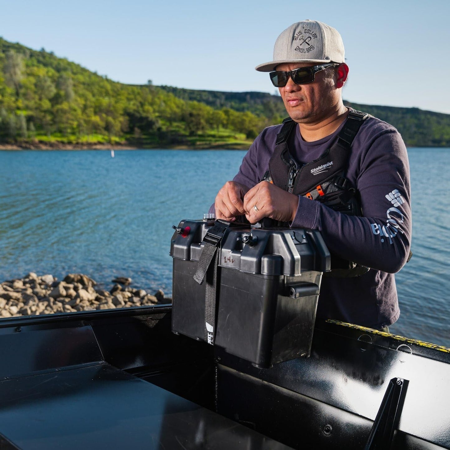 Newport Trolling Motor Smart Battery Box Power Center with USB and DC Ports