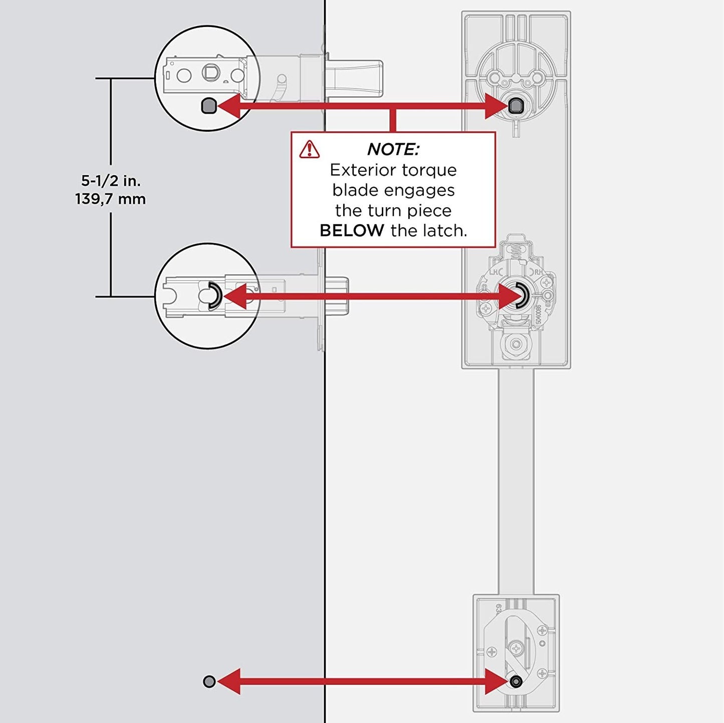 Kwikset Vancouver Low Profile Front Lock Handleset with Microban Satin Nickel
