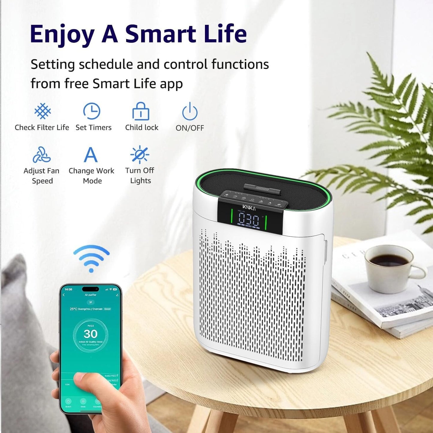 Air Purifiers for Home, Large Room, Bedroom up to 1740 sq ft, Hepa Air Purifier