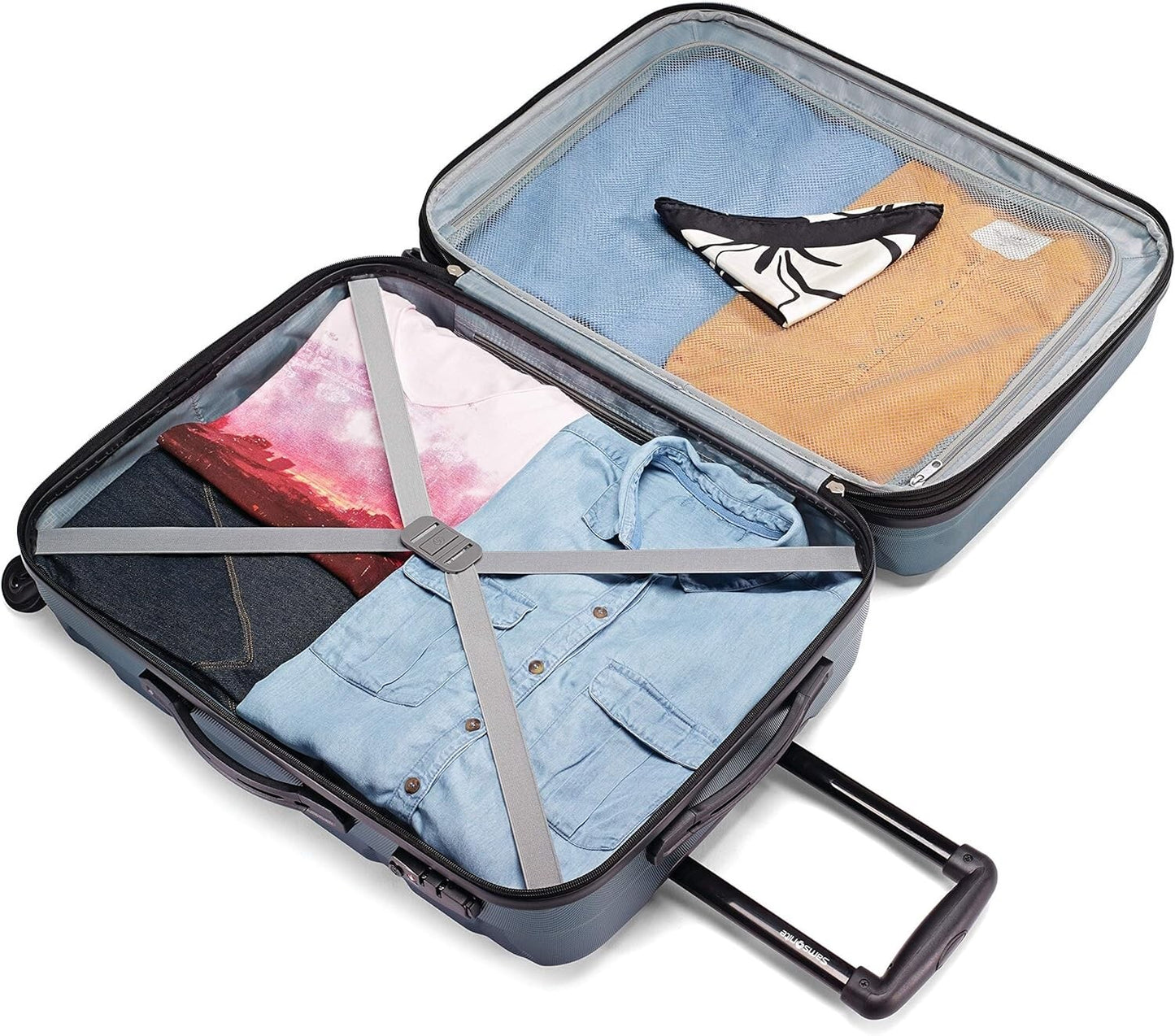 Samsonite Omni PC Hardside Expandable Suitcase, Teal