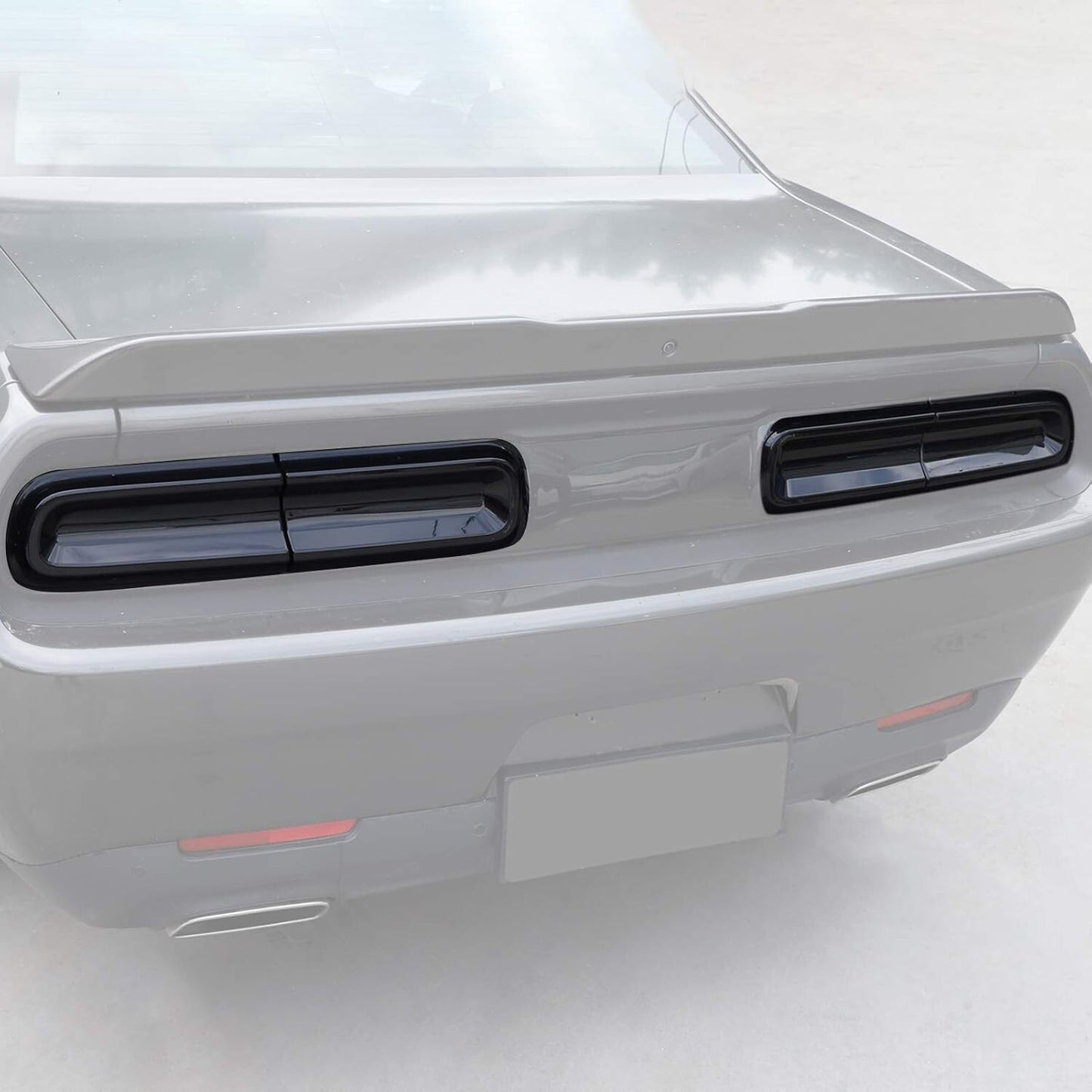 JeCar for Challenger 2015+ Smoked Tail Light Covers Rear Light Guards Exterior