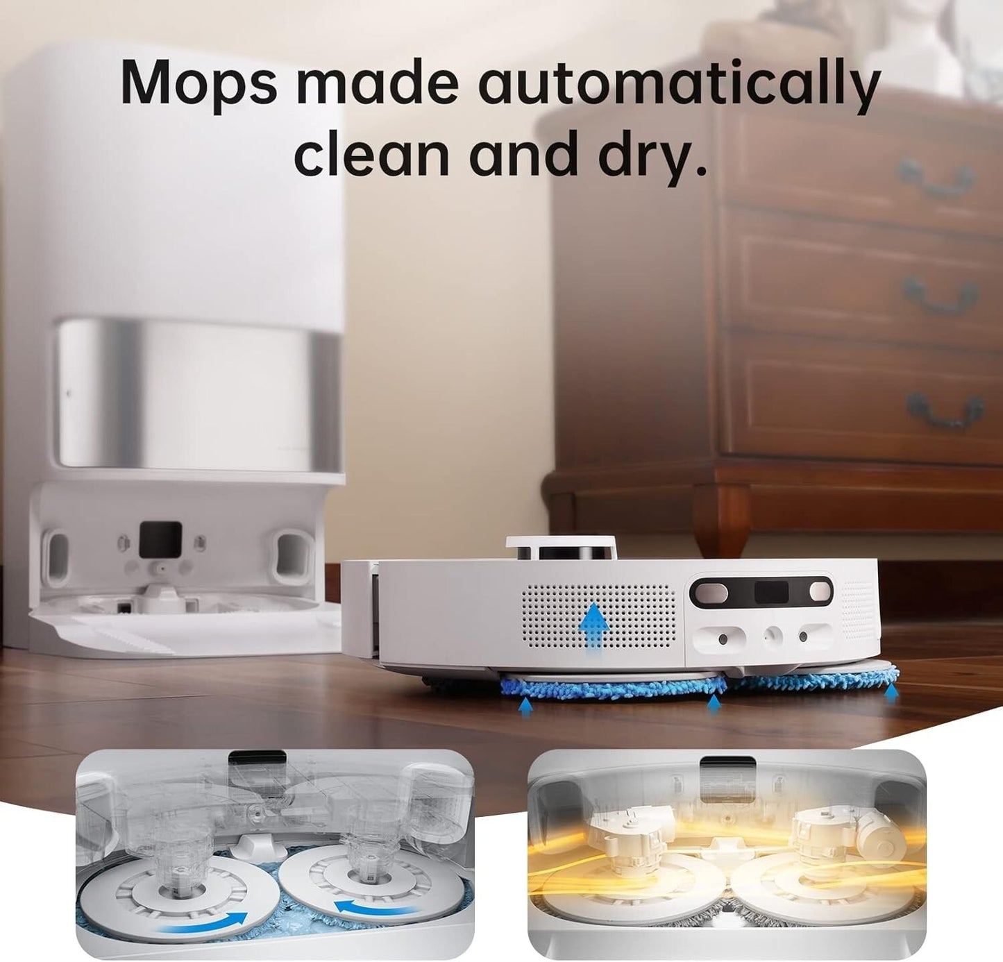 dreame L10s Ultra Robot Vacuum and Mop Combo, Automatic Cleaning and Drying