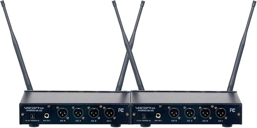 VocoPro Digital-Quad Play-8, 8 Eight Channel UHF Hybrid, XLR, Combo