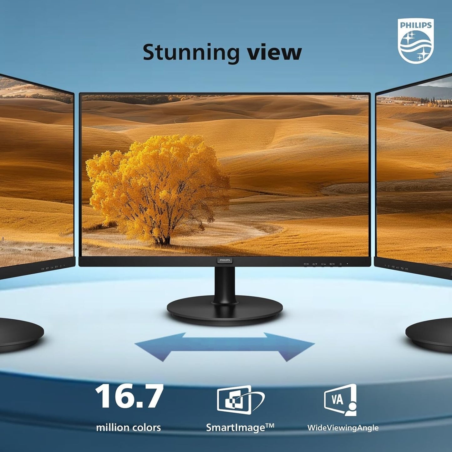 PHILIPS 24 inch Full HD Frameless Monitor (1920 x 1080) 100Hz, VESA, 1 HDMI x1,