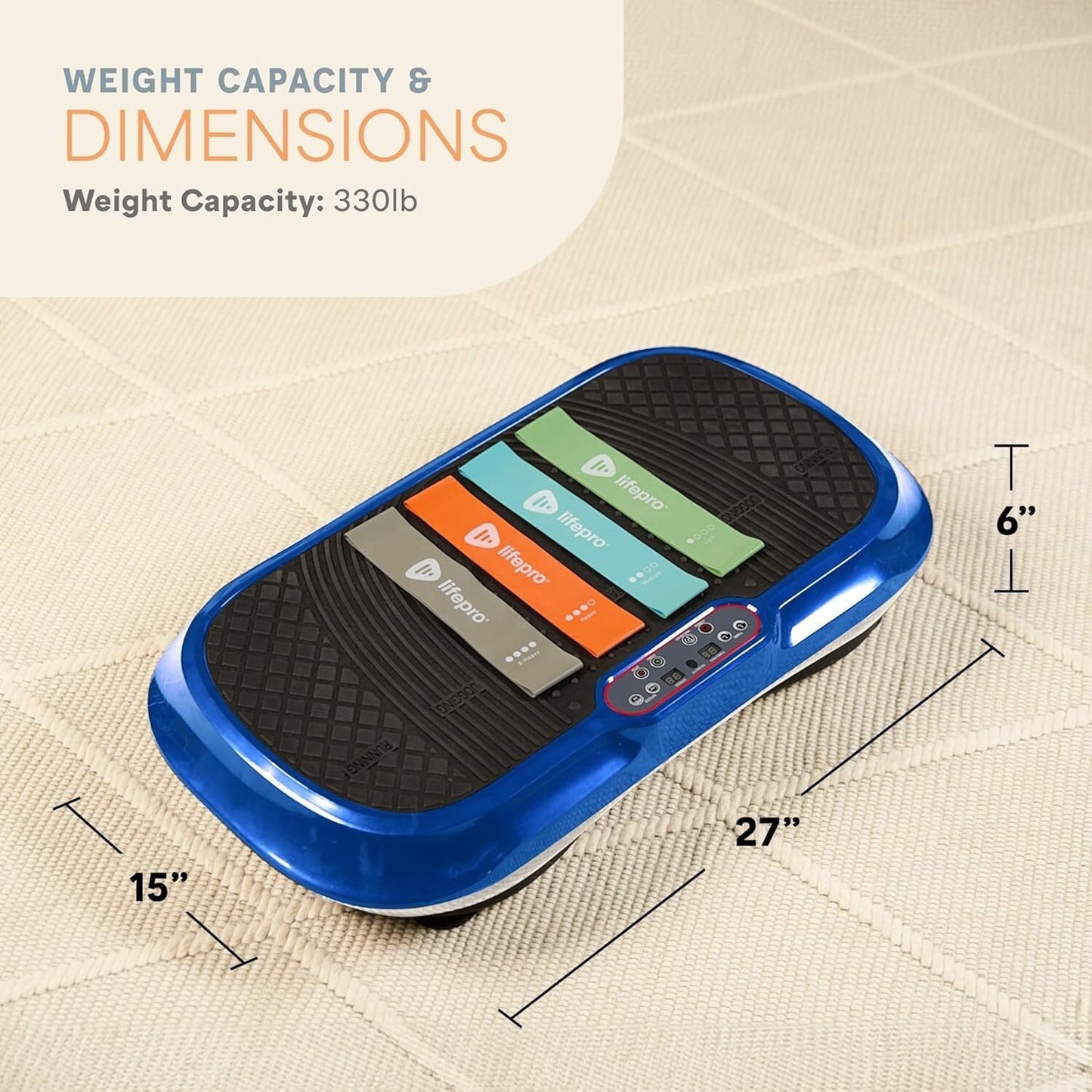 Lifepro Waver Vibration Plate Exercise Machine – High-Intensity Vibration