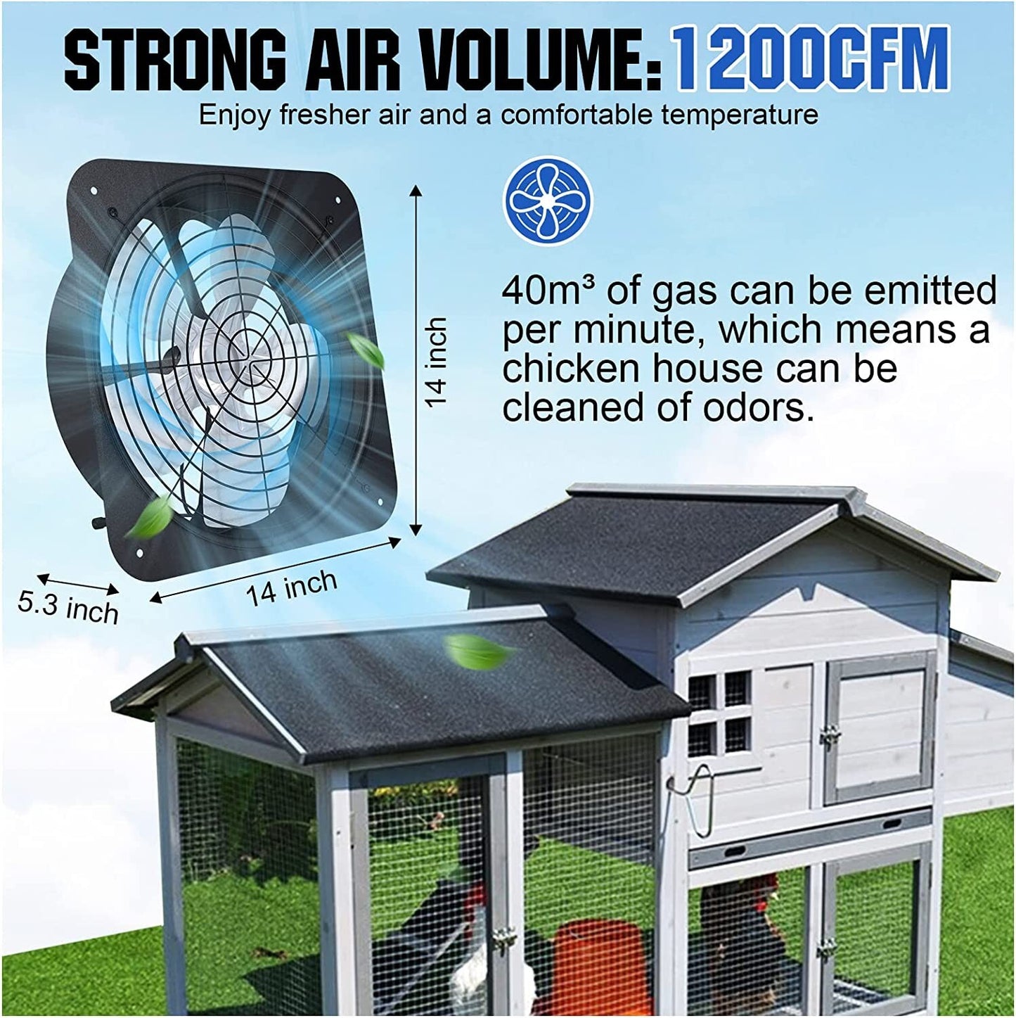 25W Solar Powered Attic Ventilator Gable Roof Vent Fan with 30W Foldable Solar