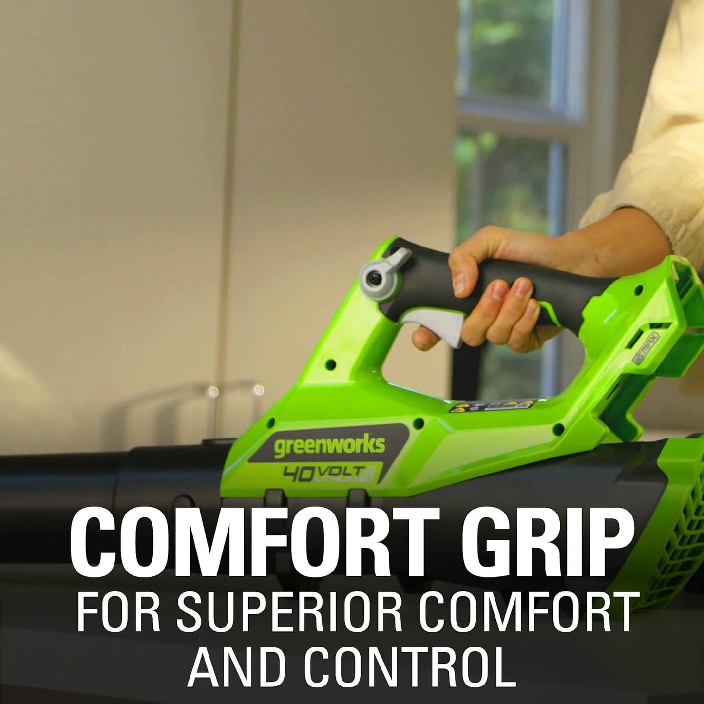Greenworks 40V (110 MPH / 390 CFM) Cordless Axial Blower, 2.5Ah (Tool Only)
