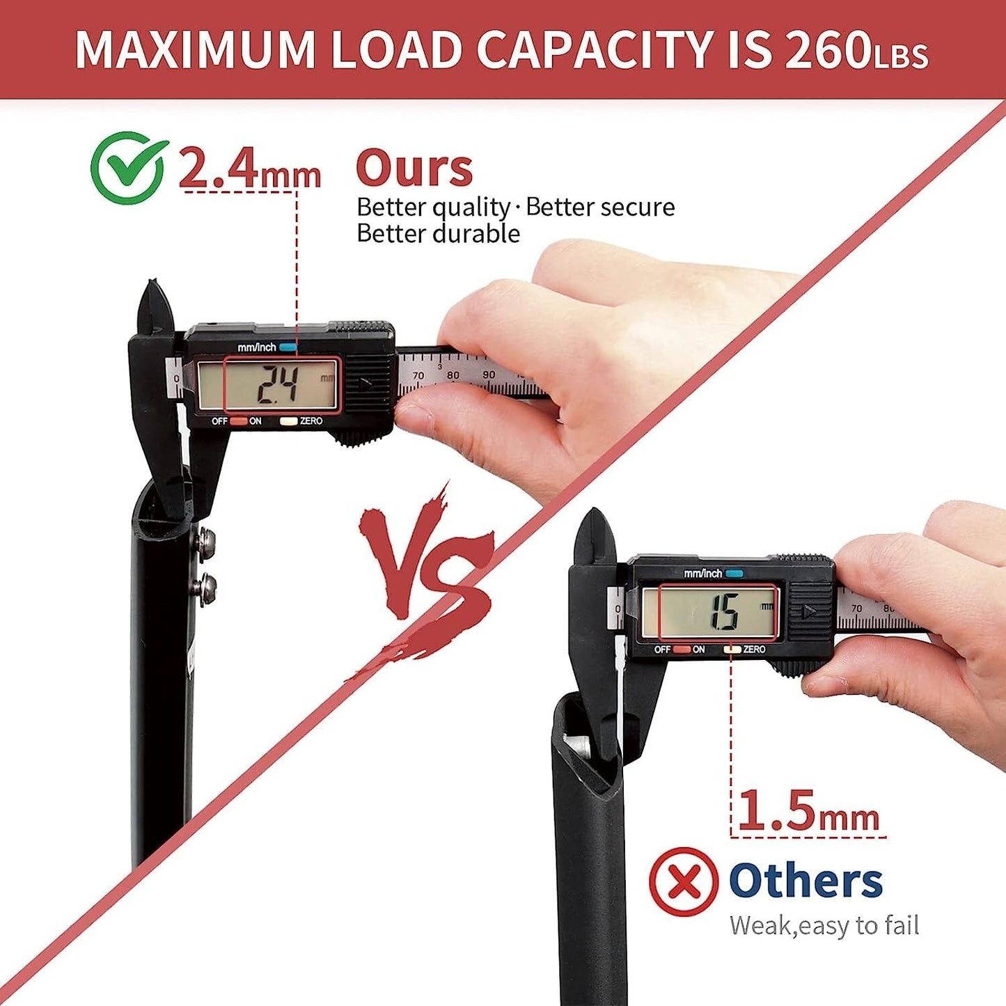 Heavy Duty 260lbs Lockable Cross Bars Roof Racks 20 to 23 Toyota Highlander