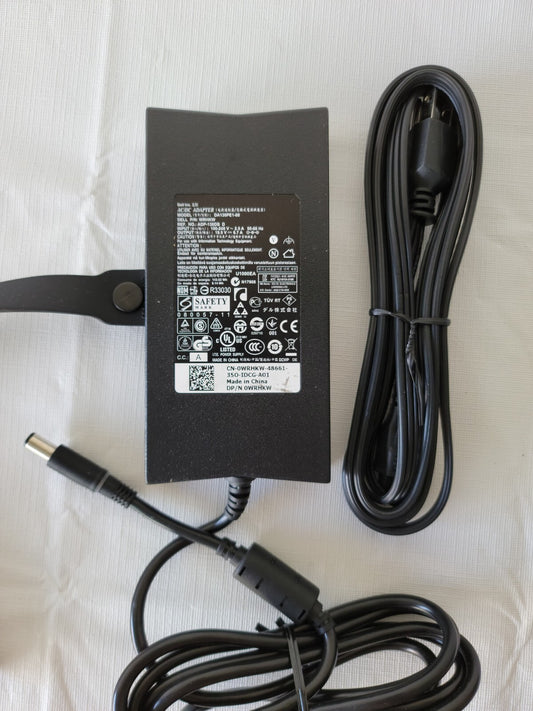 ⭐ Dell 130W Charger 19.5V 6.7A OEM DA130PE1-00 WRHKW Barrel Tip Adapter ⭐