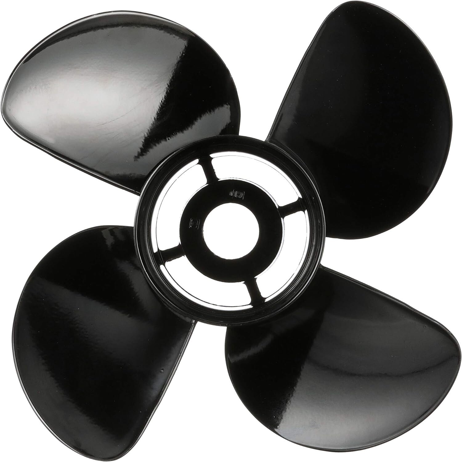 Quicksilver 4-Blade Aluminum Propeller -  12.5" Dia. X 19" Pitch - 8m8027506