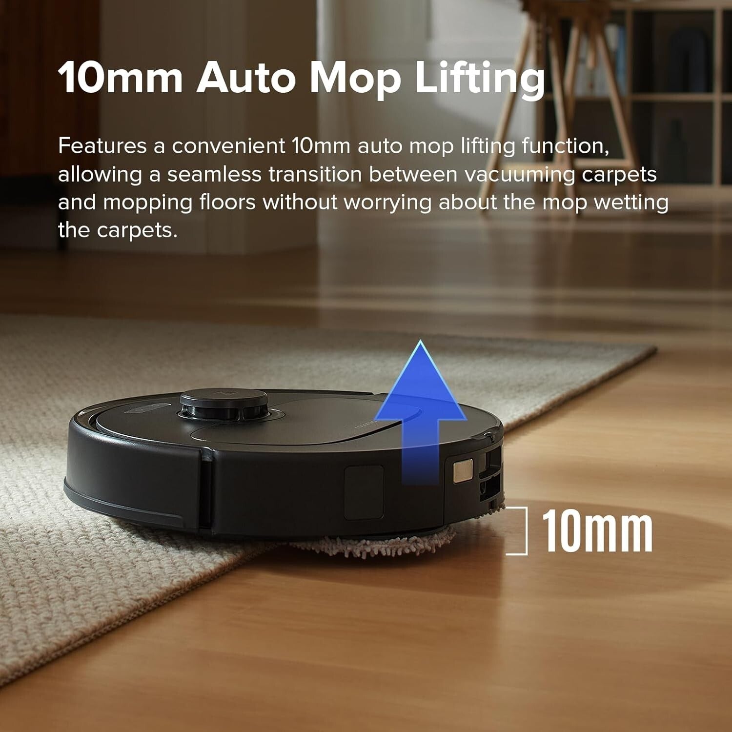roborock Qrevo S Robot Vacuum and Mop, Auto Dry, Auto Mop Wash, 7000Pa Suction,