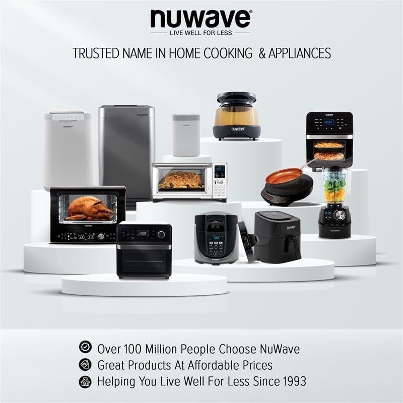 Nuwave Design-18/8 Stainless Steel Cookware,Free of PTFE PFOA PFOS,