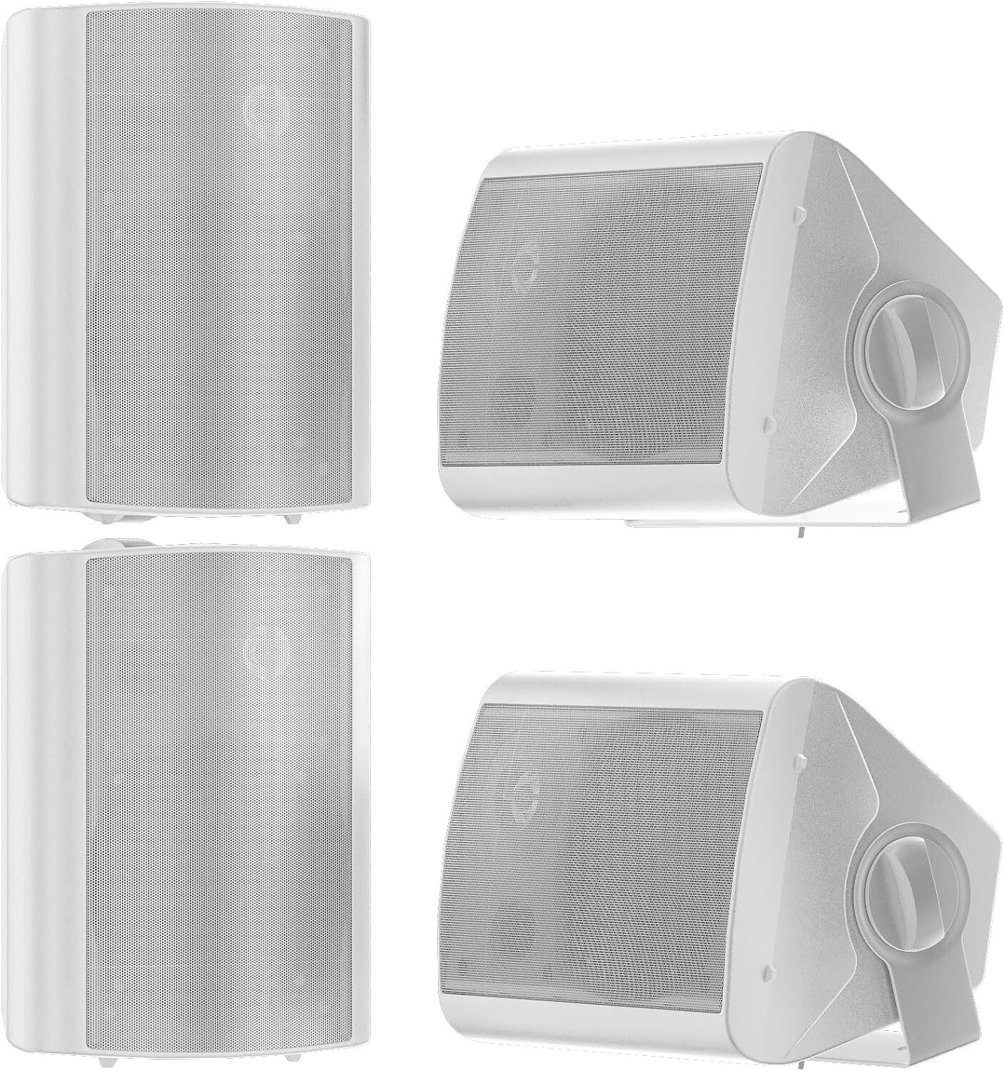 STUDIOFINIX 5.25 Inch 600W Outdoor Speakers Waterproof Wired, Passive Wall Mount