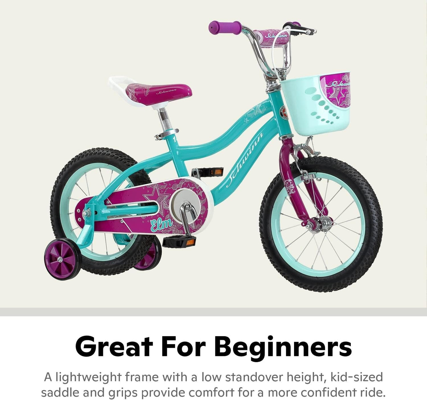 Toddler  Kids Bike 14" Wheels Training Wheels Included Ages 2-9 Years Old