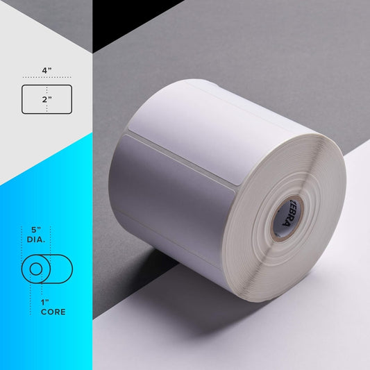 ZEBRA Direct Thermal Paper Labels - Z-Perform 2000D Permanent Adhesive Shipping