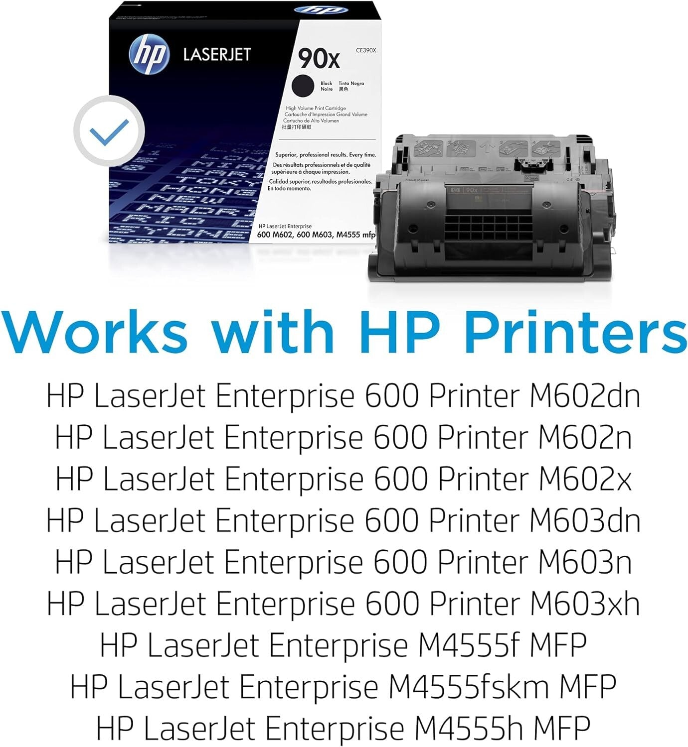 Factory Sealed Genuine OEM HP 90X Black High-yield Toner Cartridge CE390X M4555